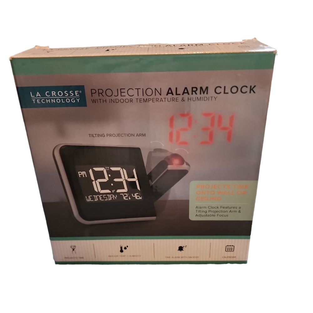 La Crosse Technology Projection Alarm Clock